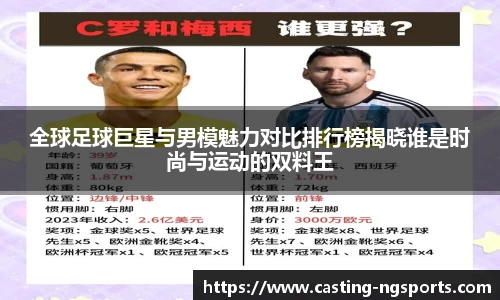 全球足球巨星与男模魅力对比排行榜揭晓谁是时尚与运动的双料王